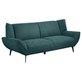 Orleans Furniture - Coaster - Acton Upholstered Flared Arm Sofa Teal Blue - 511161
